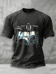 Men's Rock Band Printed T-shirt