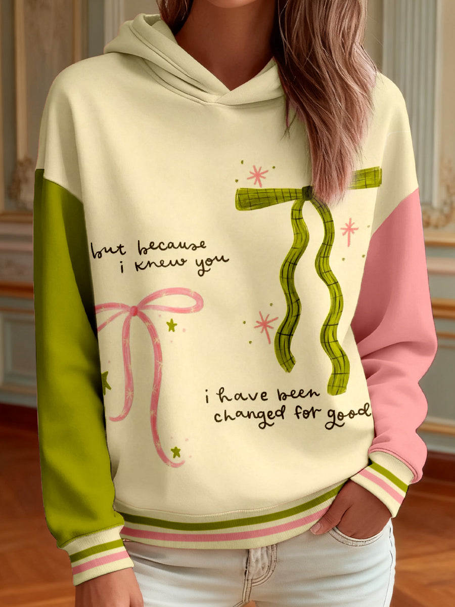 Women's I Have Been Changed For Good Art Print Hoodie