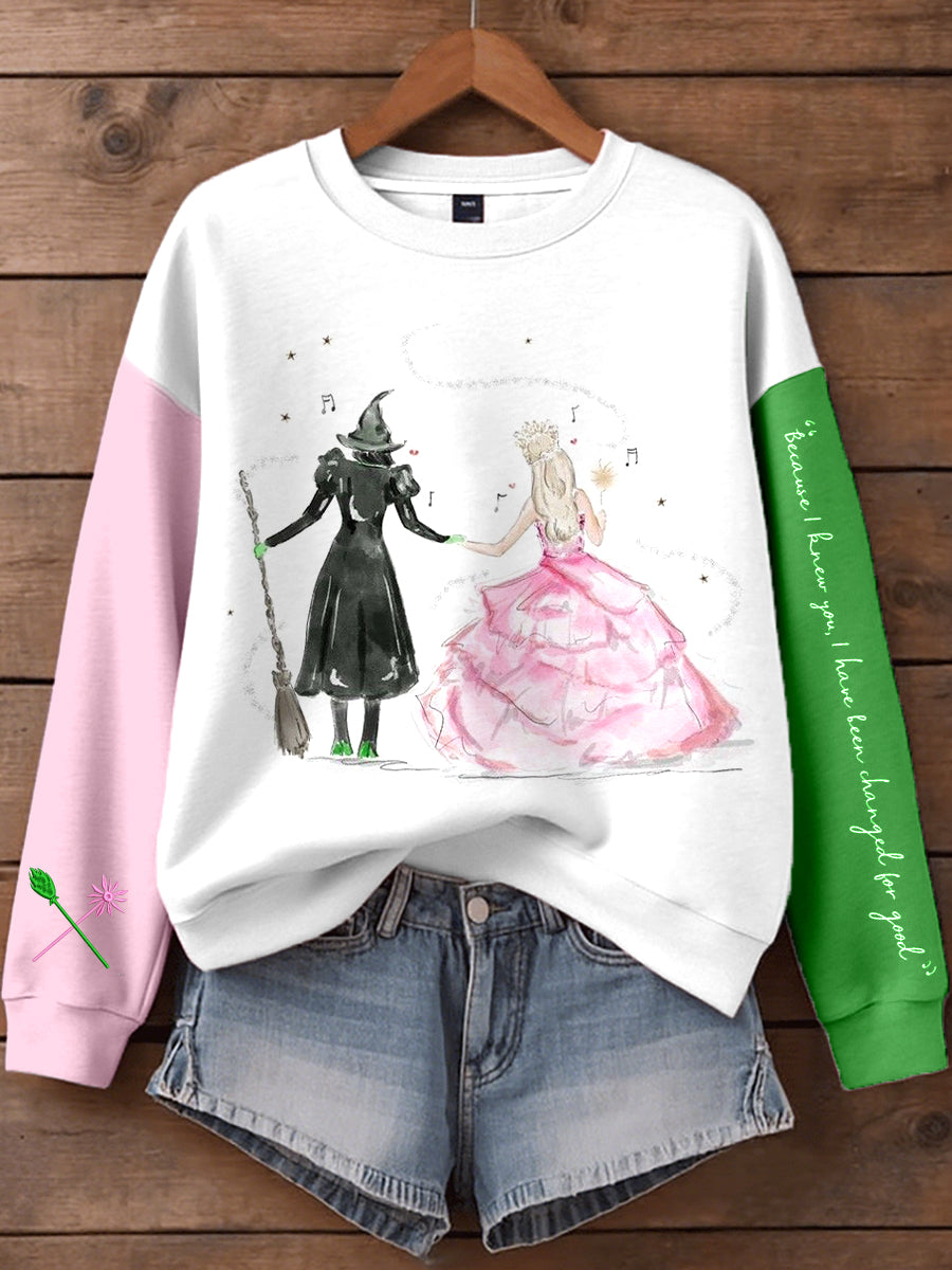 Women's Movie Inspired Changed For Good Print Sweatshirt