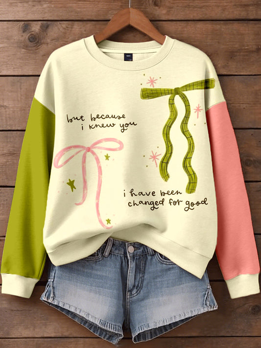 Women's I Have Been Changed For Good Art Print Sweatshirt
