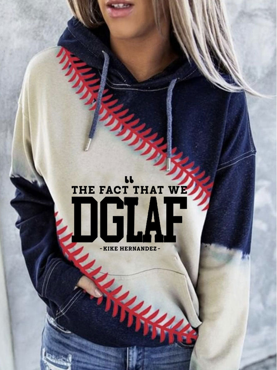 Women's Baseball Hoodie