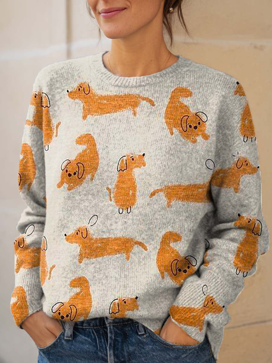 Women's Dachshund Printed Tops