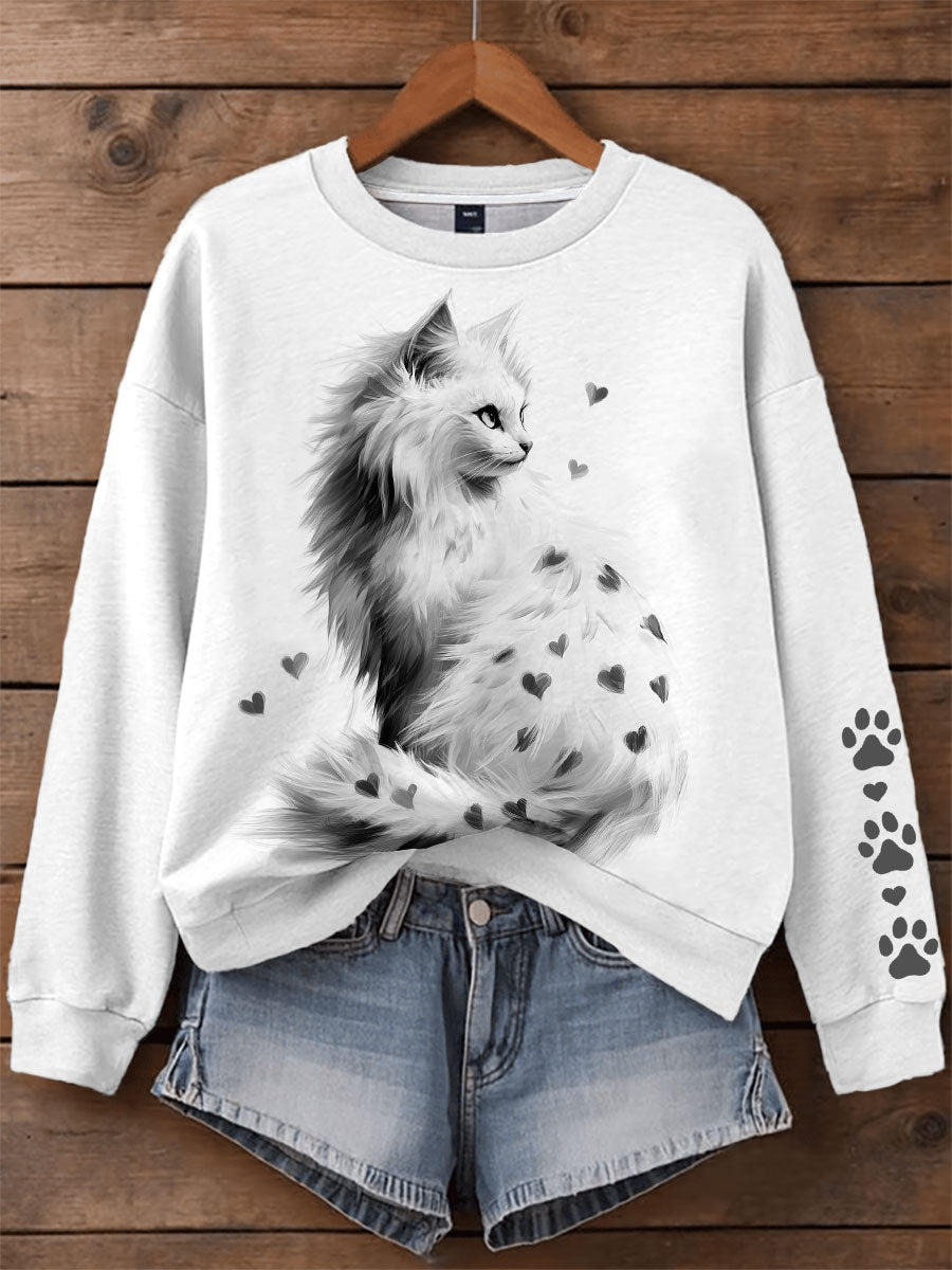 Women's cat sweatshirts