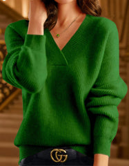 Women's Casual V-Neck Sweaters