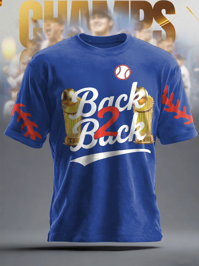 Unisex Baseball Lover Champion Printed T-shirt