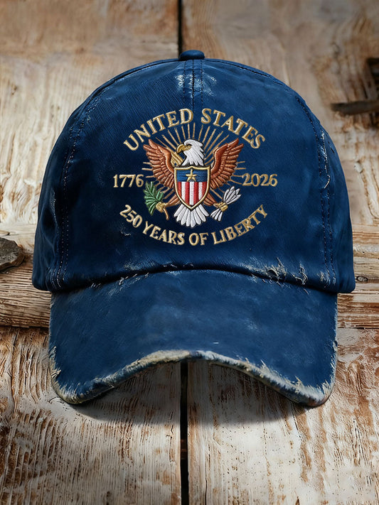 United States 250 Years Printed Casual Unisex Cap
