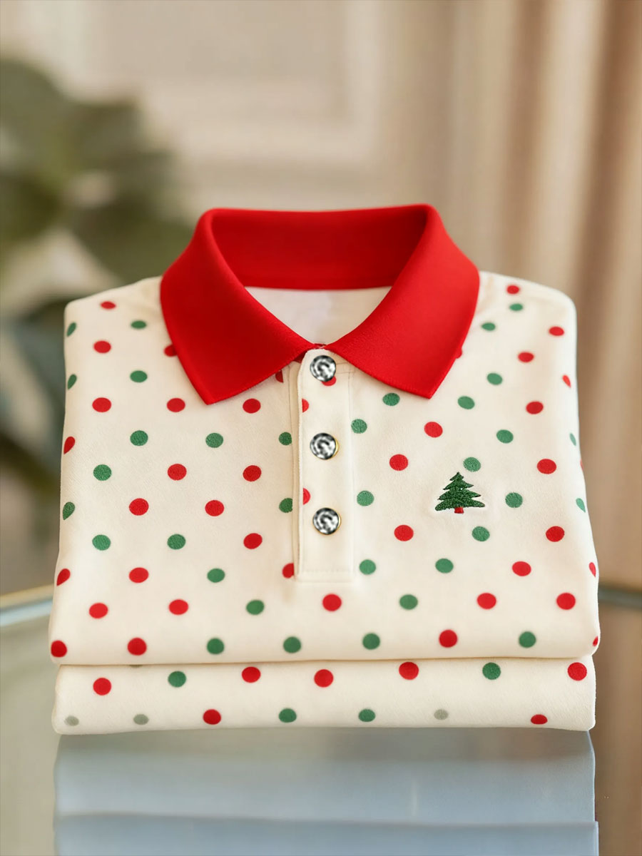 Men's Christmas Business Art Printed Shirt