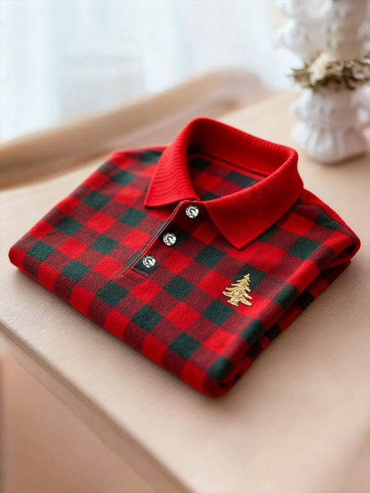 Men's Christmas Business Art Printed Shirt