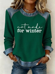 Women's Funny Christmas Not Made for Winter Hoodie