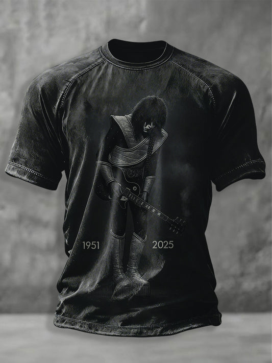 Men's Rock Band Printed T-shirt