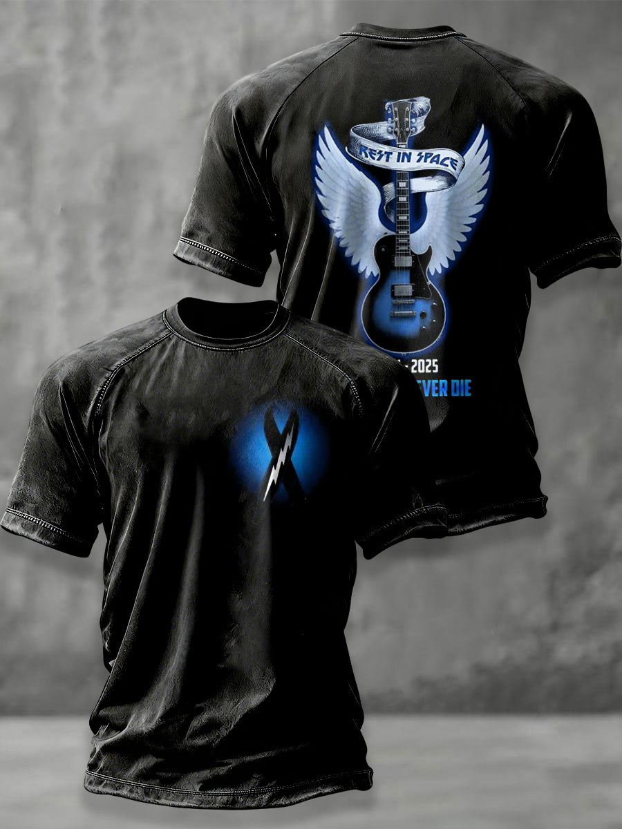 Men's Rock Band Printed T-shirt