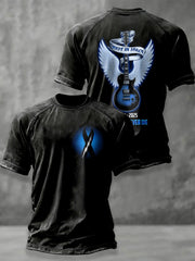 Men's Rock Band Printed T-shirt