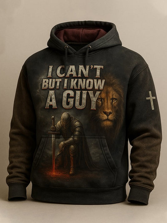 Men's Christian Faith Art Print Hoodie