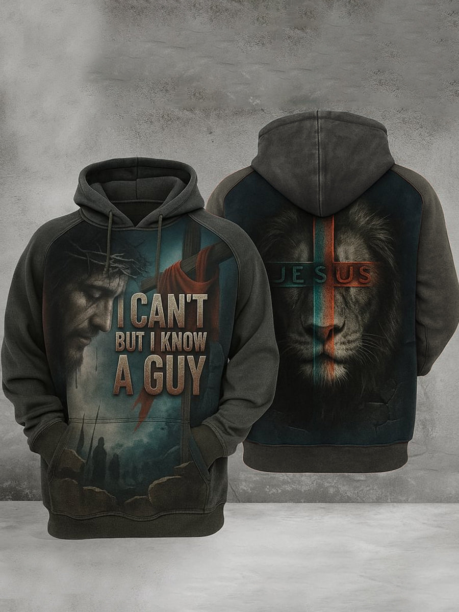 Men's Christian Faith Art Print Hoodie
