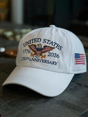 Unisex USA 250th Anniversary Embroidered Hat