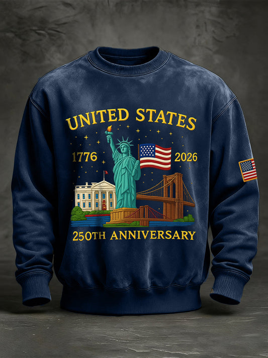 Men's United States 250th Anniversary Print Sweatshirt