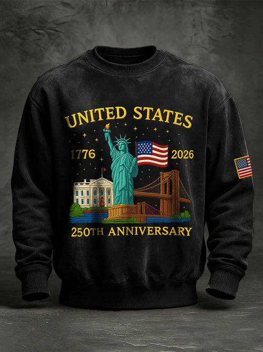 Men's United States 250th Anniversary Print Sweatshirt