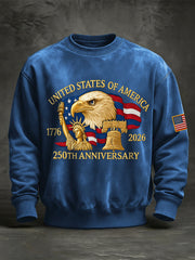 Men's United States of America 250th Anniversary Print Sweatshirt
