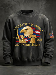 Men's United States of America 250th Anniversary Print Sweatshirt