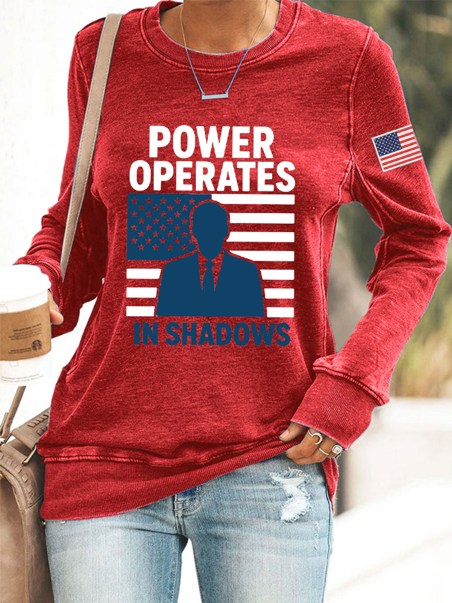 Women's Freedom Dick Cheney: Lead, Fallow Or Get Out Of The Way  Sweatshirt