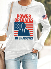 Women's Freedom Dick Cheney: Lead, Fallow Or Get Out Of The Way  Sweatshirt