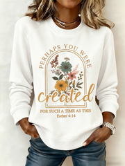 Women's Created Print Sweatshirt