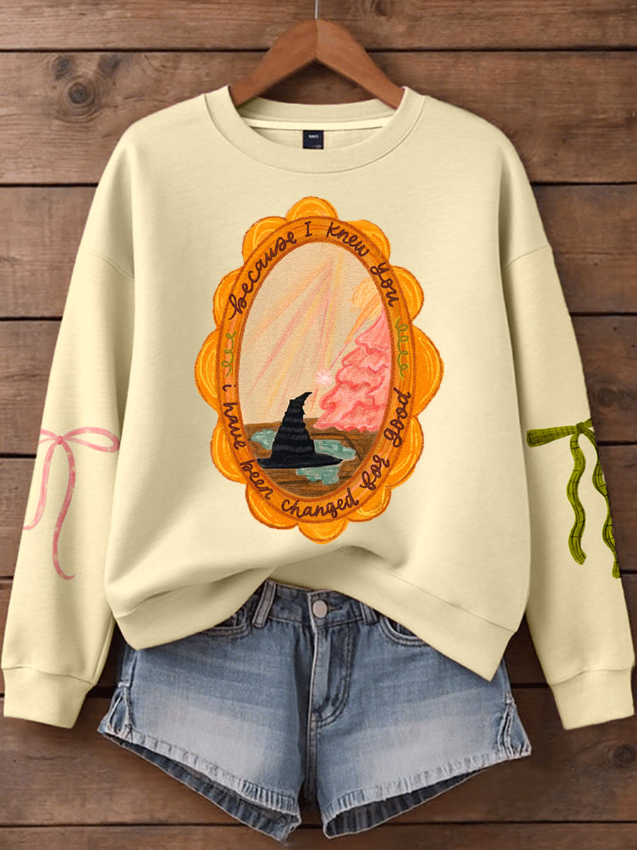 Women's I Have Been Changed For Good Art Print Sweatshirt