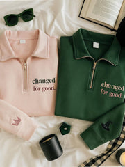 Women's Changed For Good Print Zip-Up Sweatshirt