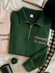 Women's Changed For Good Print Zip-Up Sweatshirt