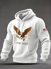 Men's United States 250 Years Printed Casual Hoodie