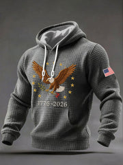 Men's United States 250 Years Printed Casual Hoodie