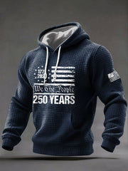 Men's United States 250 Years Printed Casual Hoodie