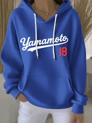 Women's Yoshinobu Yamamoto Dodgers World Series 2025 Hoodie