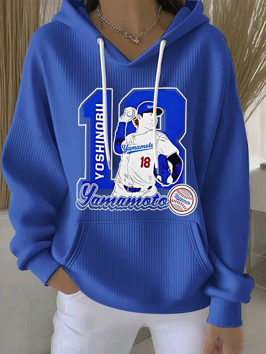 Women's Yoshinobu Yamamoto Dodgers World Series 2025 Hoodie
