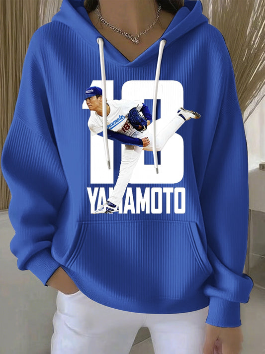 Women's Yoshinobu Yamamoto Dodgers World Series 2025 Hoodie