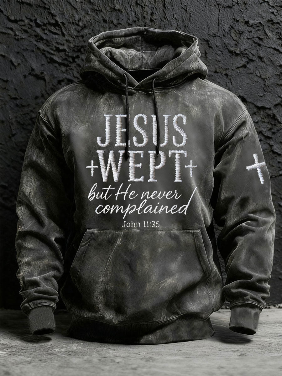 Men's Jesus Wept Standard Fit Hoodie