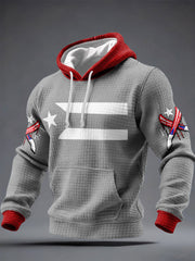 Men's Puerto Rico Art Printed Hoodie