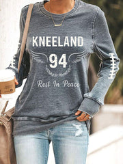 Women's Retro Rest In Peace 94 Polyester Waisted Sweatshirt