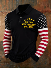 Men's American 250th Anniversary Long-Sleeve T-Shirt