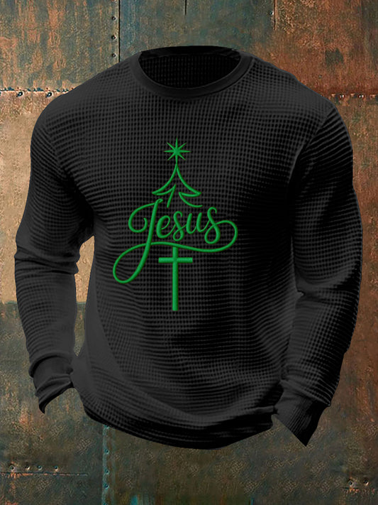 Men's Christmas Belief Waffle Top