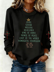 Women's Religious Belief In The Birth Of Jesus Sweatshirt