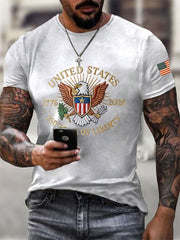 Men's America 250 Printed Casual T-Shirt