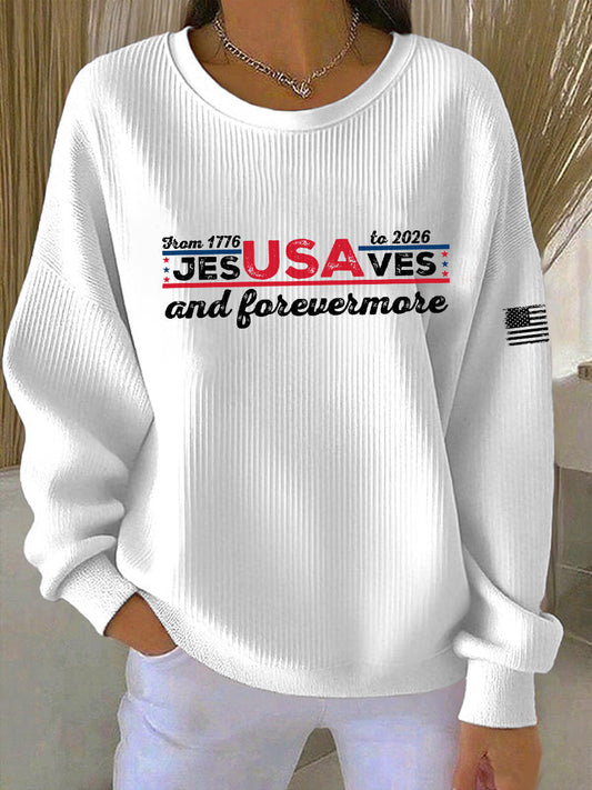 Women's America 250 Printed Casual Sweatshirt