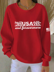 Women's America 250 Printed Casual Sweatshirt