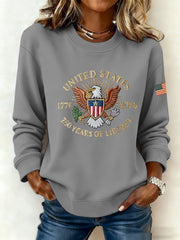 Women's America 250 Printed Casual Sweatshirt