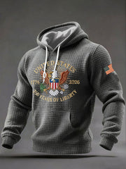 Men's America 250 Print Casual Hoodie