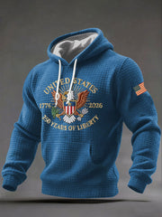 Men's America 250 Print Casual Hoodie