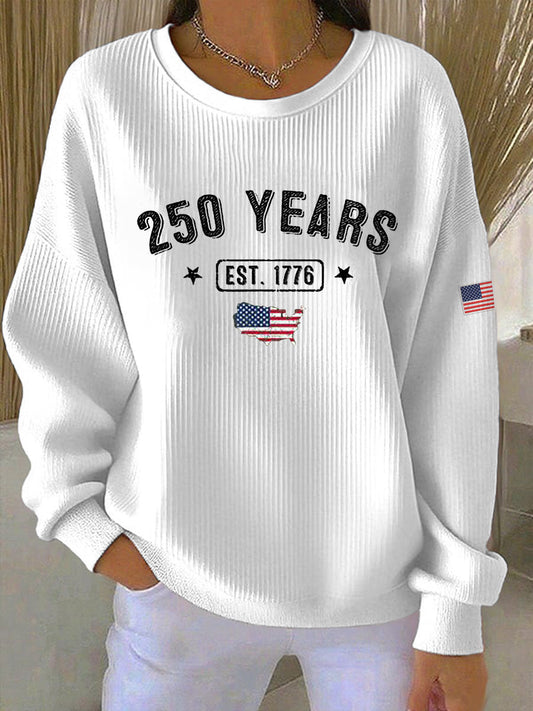 Women's America 250 Printed Casual Sweatshirt