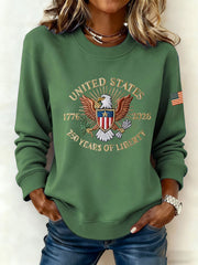 Women's America 250 Printed Casual Sweatshirt