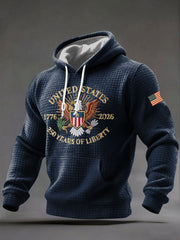 Men's America 250 Print Casual Hoodie